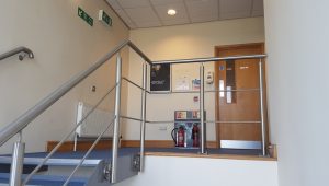 A well prepared fire safety exit